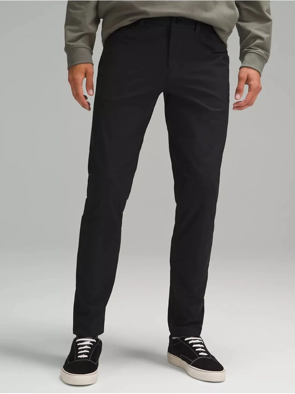 Lululemon Men’s ABC Slim Fit 5 Pocket Black Pants Size 34